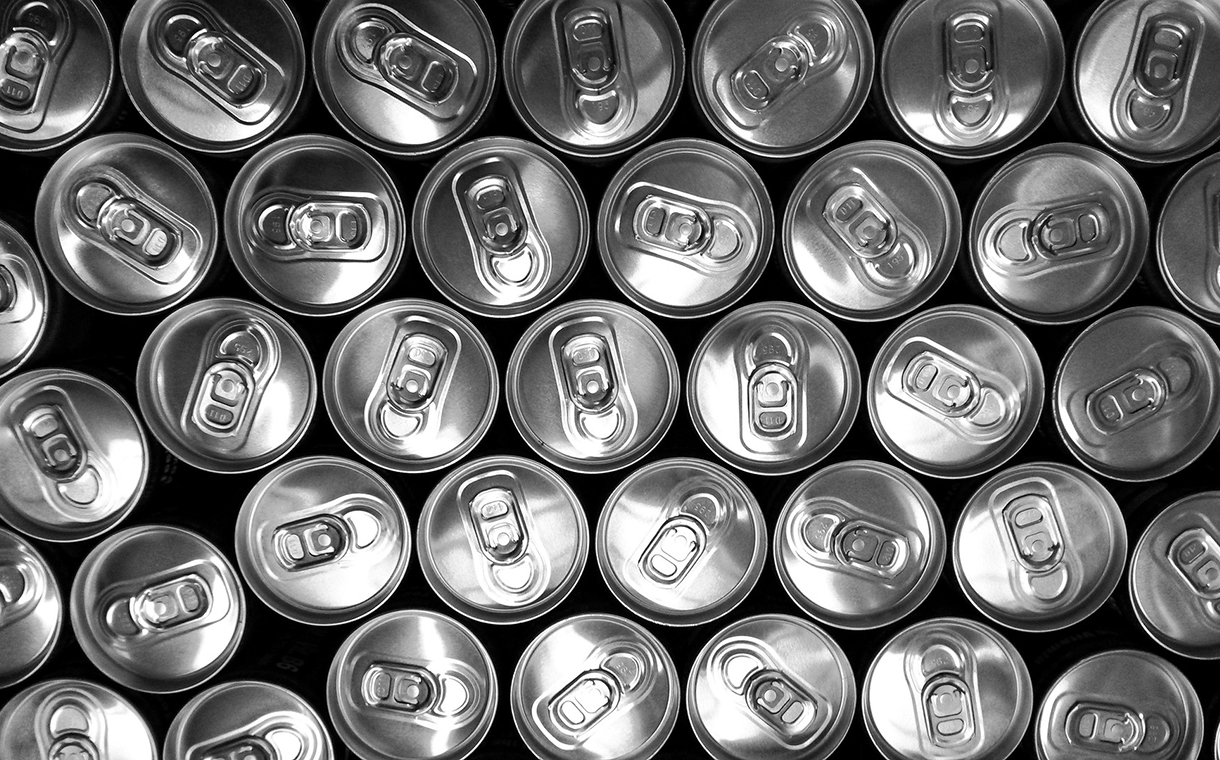 Importação de Latas de alumínio