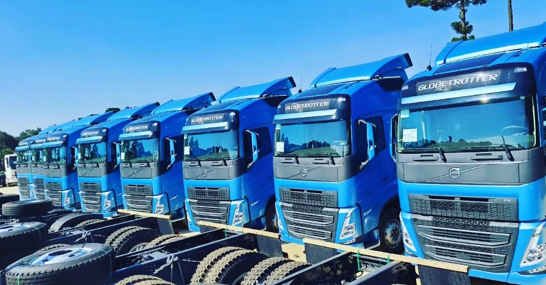 Rodojunior compra 103 caminhões Volvo FH - Frota&Cia