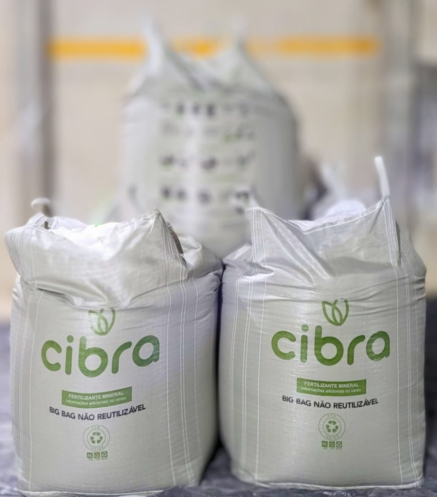 Cibra implementa embalagens que impedem adulteração durante o transporte de fertilizantes
