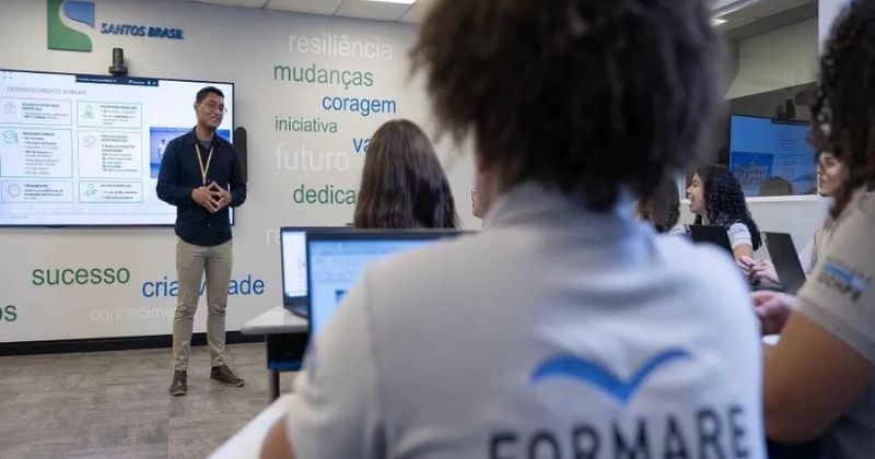 Santos Brasil abre 25 vagas em curso gratuito de qualificação profissional no Guarujá