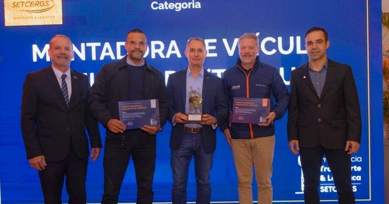 Mercedes-Benz conquista três reconhecimentos no Prêmio Preferência do Transporte e Logística do Rio Grande do Sul