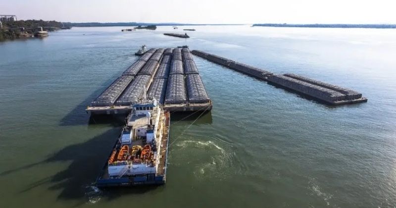 Primeira concessão de hidrovia no Brasil deve ampliar eficiência no transporte de cargas pelo Rio Paraguai