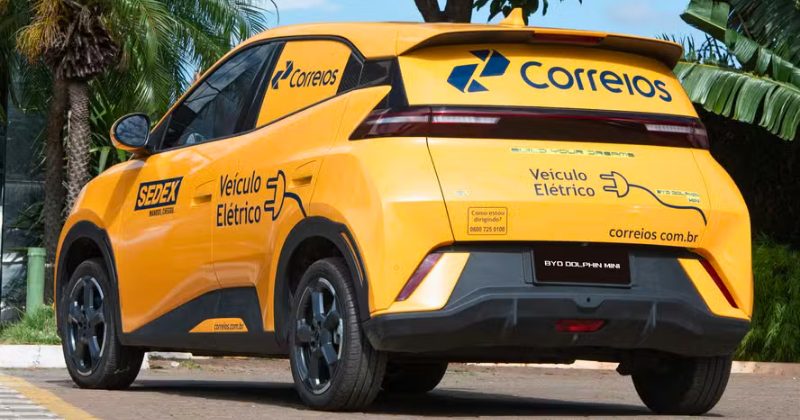 Grilo Mobilidade testa BYD Dolphin Mini Cargo elétrico para logística urbana sustentável