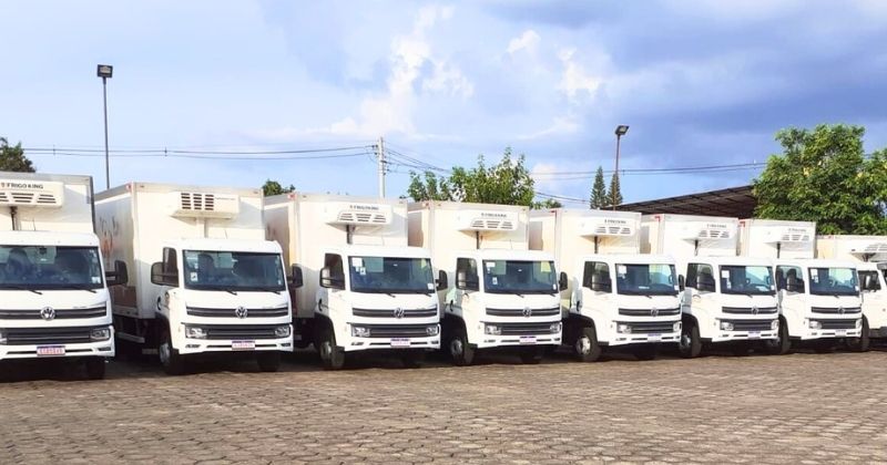 Cooperunião utiliza caminhão refrigerado Frigo King no transporte de alimentos