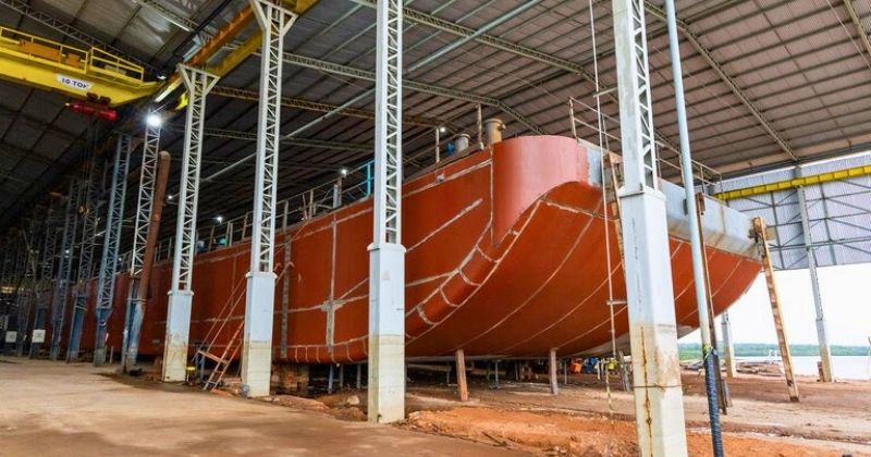 Amazonas tem R$ 1,25 bilhão em obras navais contratadas com recursos do Fundo da Marinha Mercante