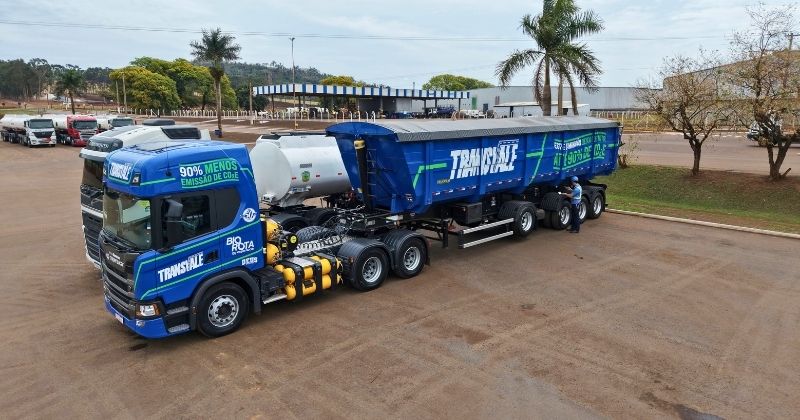 Transvale adota caminhões movidos a biometano em rotas de São Paulo e Paraná