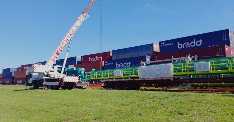 Brado Logística instala novos pórticos e moderniza operações com RTG e RMG