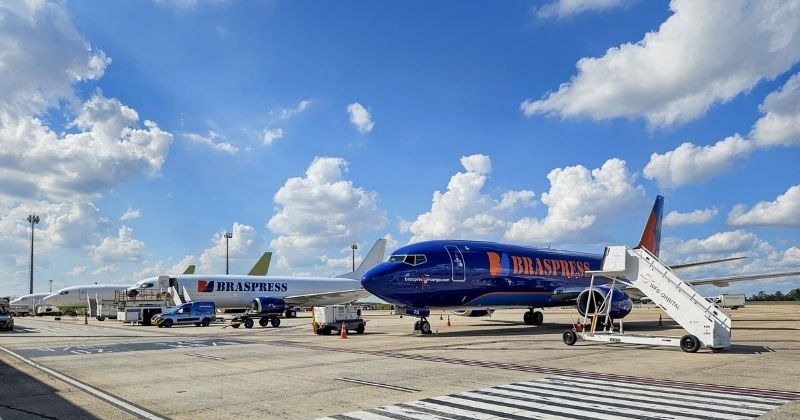 Braspress Air Cargo completa seis meses de operações em transporte aéreo de cargas entre Campinas e Manaus