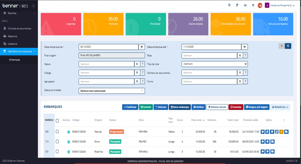 Benner investe mais de R$ 500 mil no desenvolvimento de Planejador de Cargas, para operações de middle mile