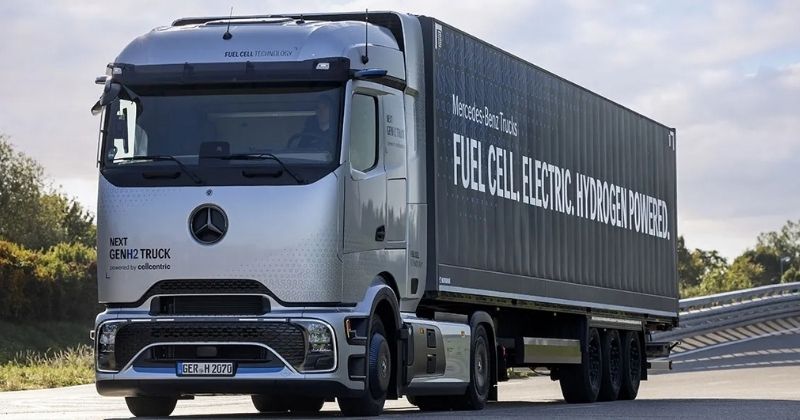 Daimler Truck avança no uso do hidrogênio com o Mercedes-Benz NextGenH2 Truck