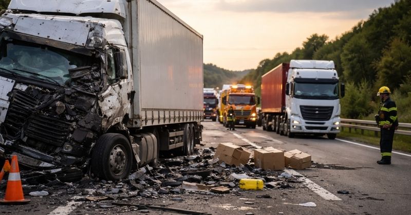 Acidentes com caminhões geram R$ 16 bilhões em custos e expõem falhas na gestão de frotas, aponta TruckPag