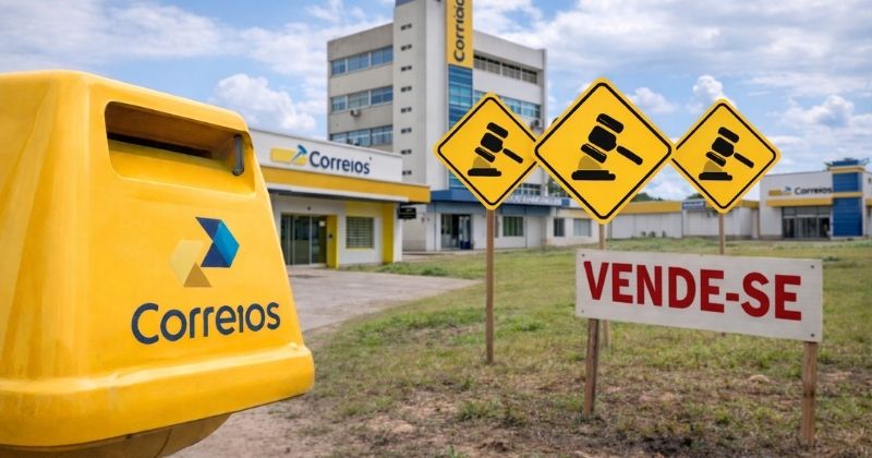 Venda de imóveis Correios avança com leilões digitais e pode arrecadar até R$ 1,5 bilhão