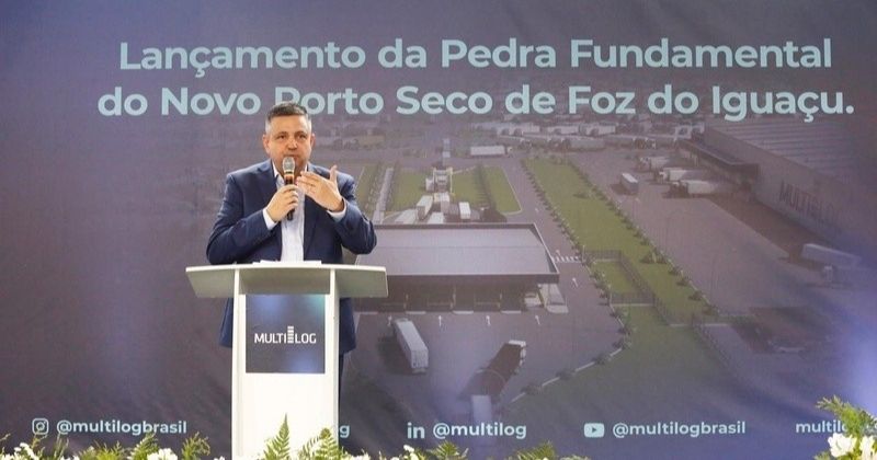 Movimento de caminhões cresce 11,6% nos portos secos de fronteira da Multilog em 2025