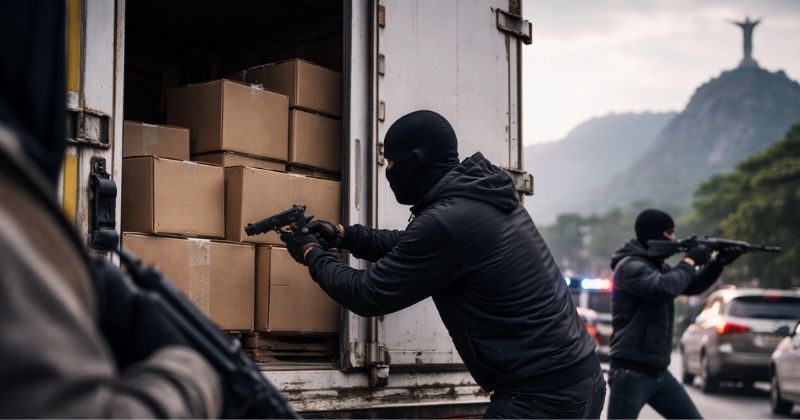 Roubo de carga gera prejuízo de R$ 314 milhões ao Rio de Janeiro em 2025, aponta a Firjan