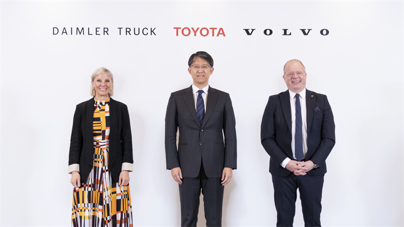 Acordo para desenvolvimento de células de combustível pode incluir Toyota em joint venture com Volvo e Daimler Truck