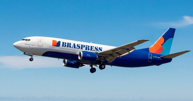 Braspress Air Cargo amplia frota aérea com terceiro Boeing 737-400 e projeta expansão para o Nordeste