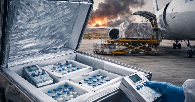 Guerra no Oriente Médio força mudança nas rotas de transporte de medicamentos para pesquisas clínicas, aponta Fic Company