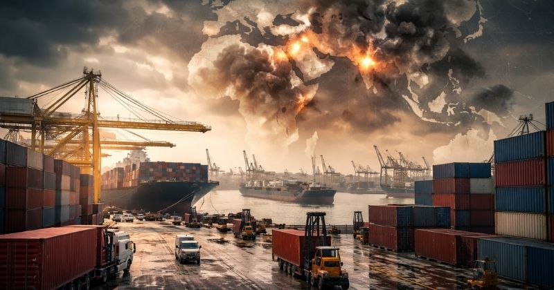 Tensão no Oriente Médio impacta logística global e altera rotas comerciais