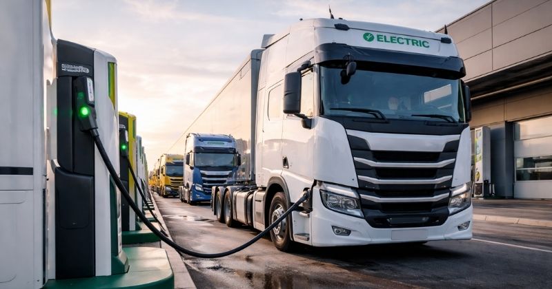 Relatório da Idle Giants aponta que caminhões elétricos avançam e pressionam montadoras tradicionais por eletrificação