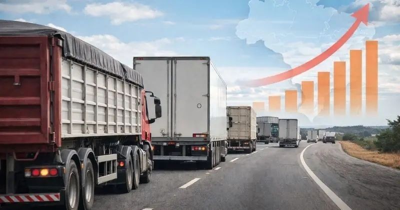 Frete rodoviário sobe 6,93% em abril e acumula alta de 16,8% em 12 meses, aponta índice da Frete.com