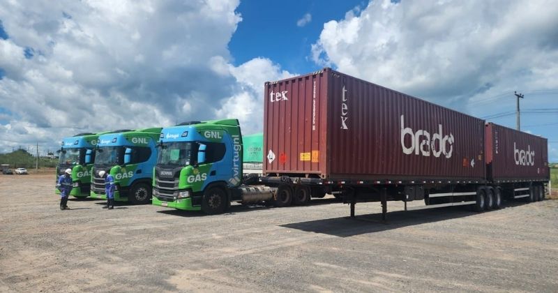 Brado Logística avança na descarbonização do transporte rodoviário com uso de GNL no Maranhão