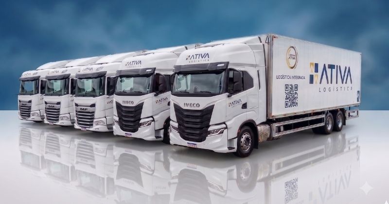 Ativa Logística investe mais de R$ 40 milhões para ampliar frota e fortalecer transporte refrigerado