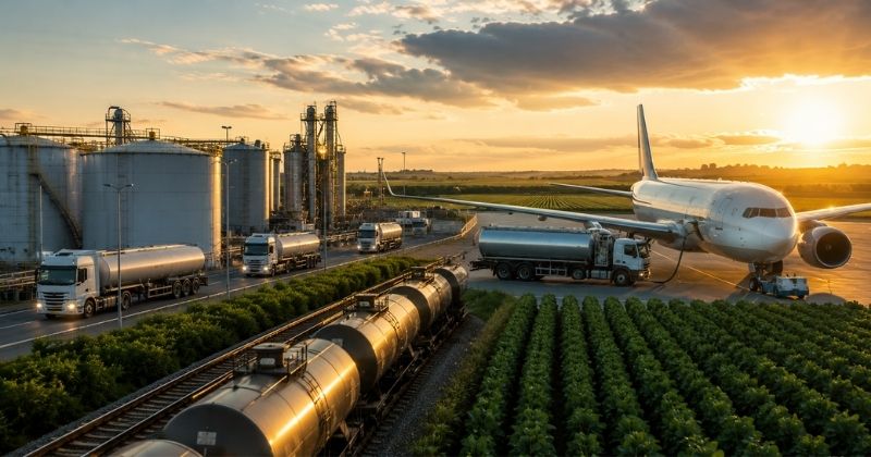 SAF brasileiro fortalece liderança do Brasil em biocombustíveis e logística internacional de baixo carbono