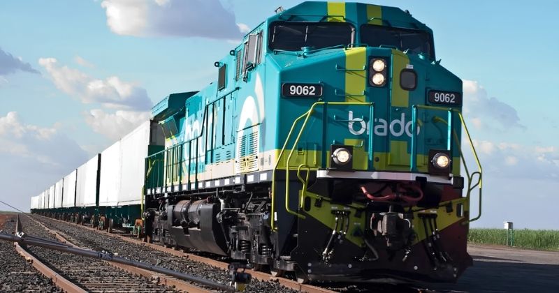 Algodão do Matopiba ganha nova rota de exportação por ferrovia até o Porto de Santos com Brado e SLC Agrícola
