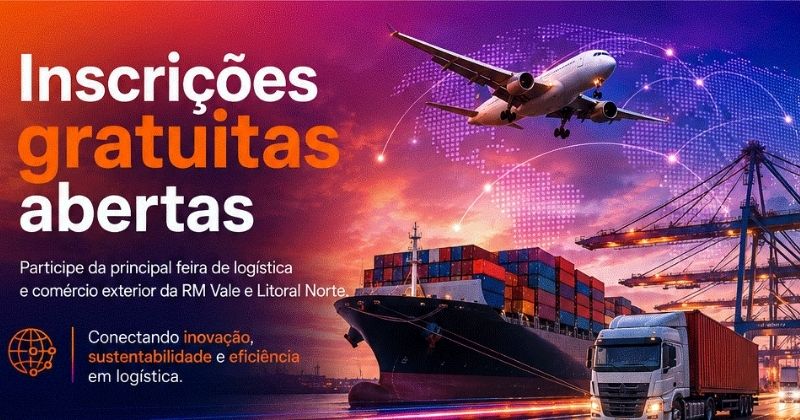 Inscrições para a LogVale 2026 já estão abertas. Feira acontece em São José dos Campos, SP
